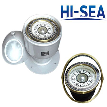 Brass Marine Magnetic Compass with Aluminum Seat2.jpg